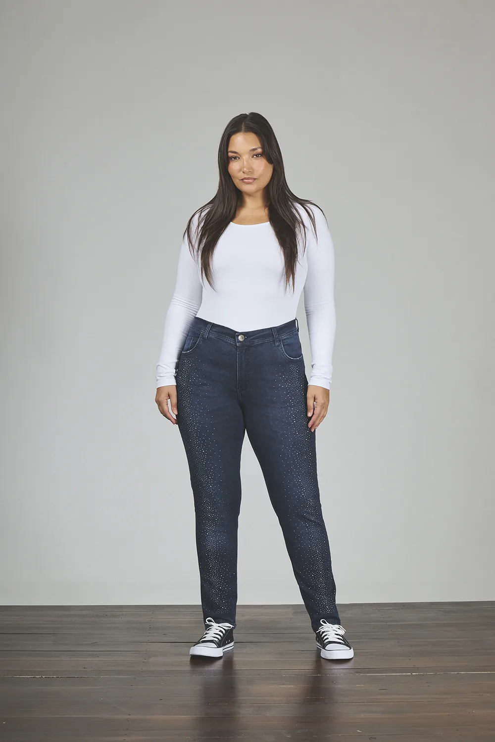 ART. 845 | BLUE BLACK CON STRASS ELASTIZADO