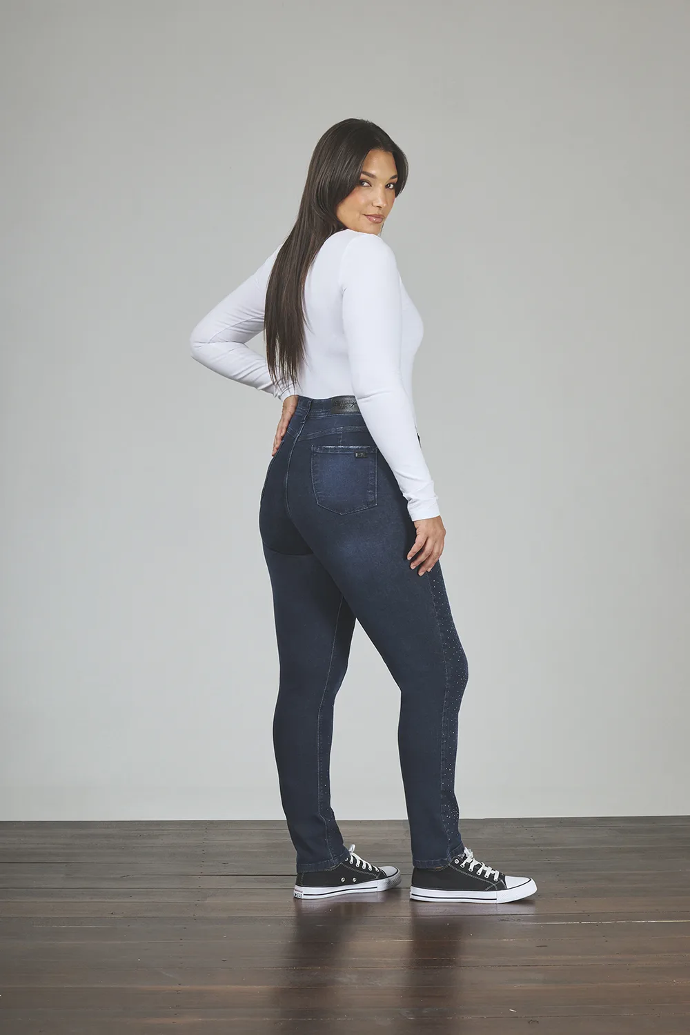 Alternative view of ART. 845 | BLUE BLACK CON STRASS ELASTIZADO