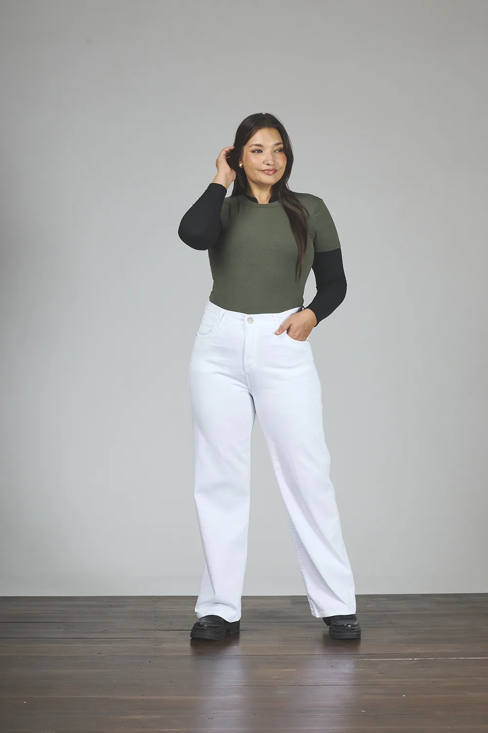 ART. 859 | WIDE LEG BLANCO CLÁSICO ELASTIZADO