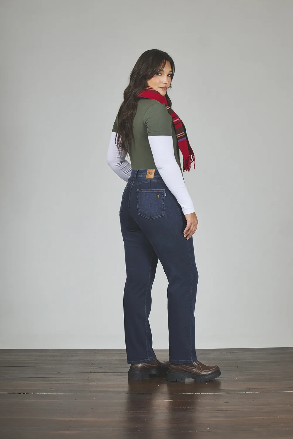 Alternative view of ART. 862 | RECTO CLÁSICO AZUL ELASTIZADO