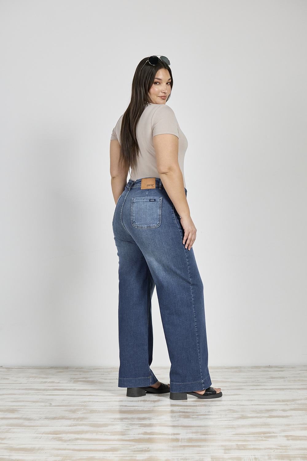 Alternative view of ART. 864 | WIDE LEG STONE BOLSILLO VISTA ELASTIZADO