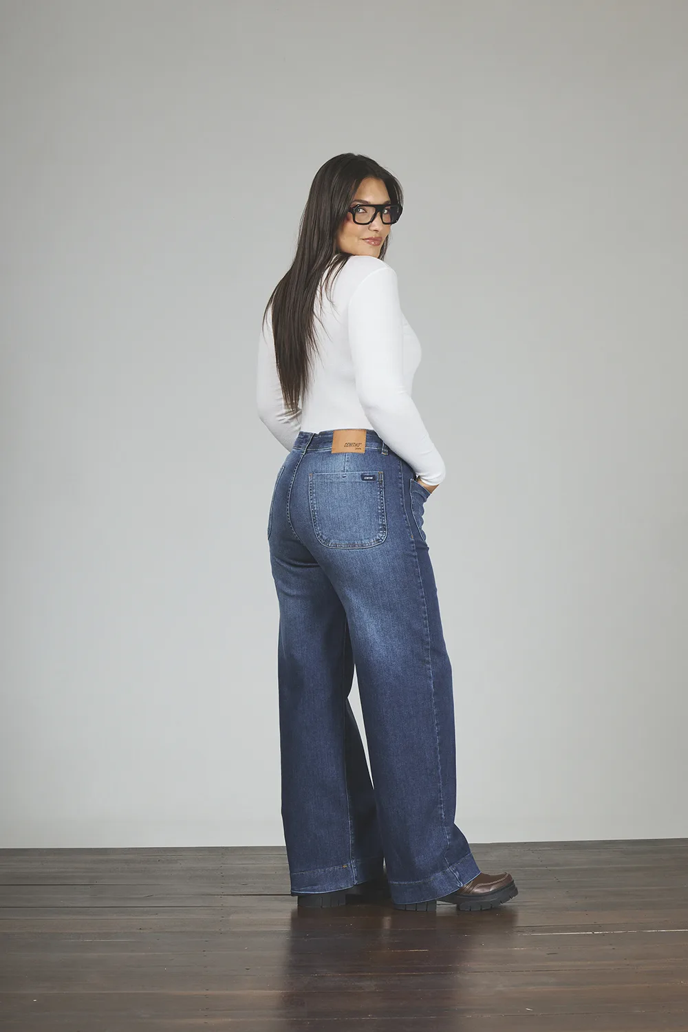 Alternative view of ART. 864 | WIDE LEG STONE BOLSILLO VISTA ELASTIZADO