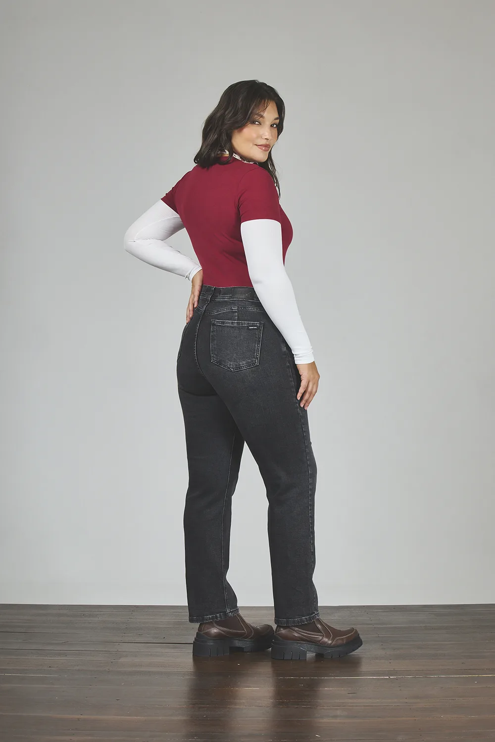 Alternative view of ART. 867 | RECTO NEGRO HUMO CLÁSICO ELASTIZADO