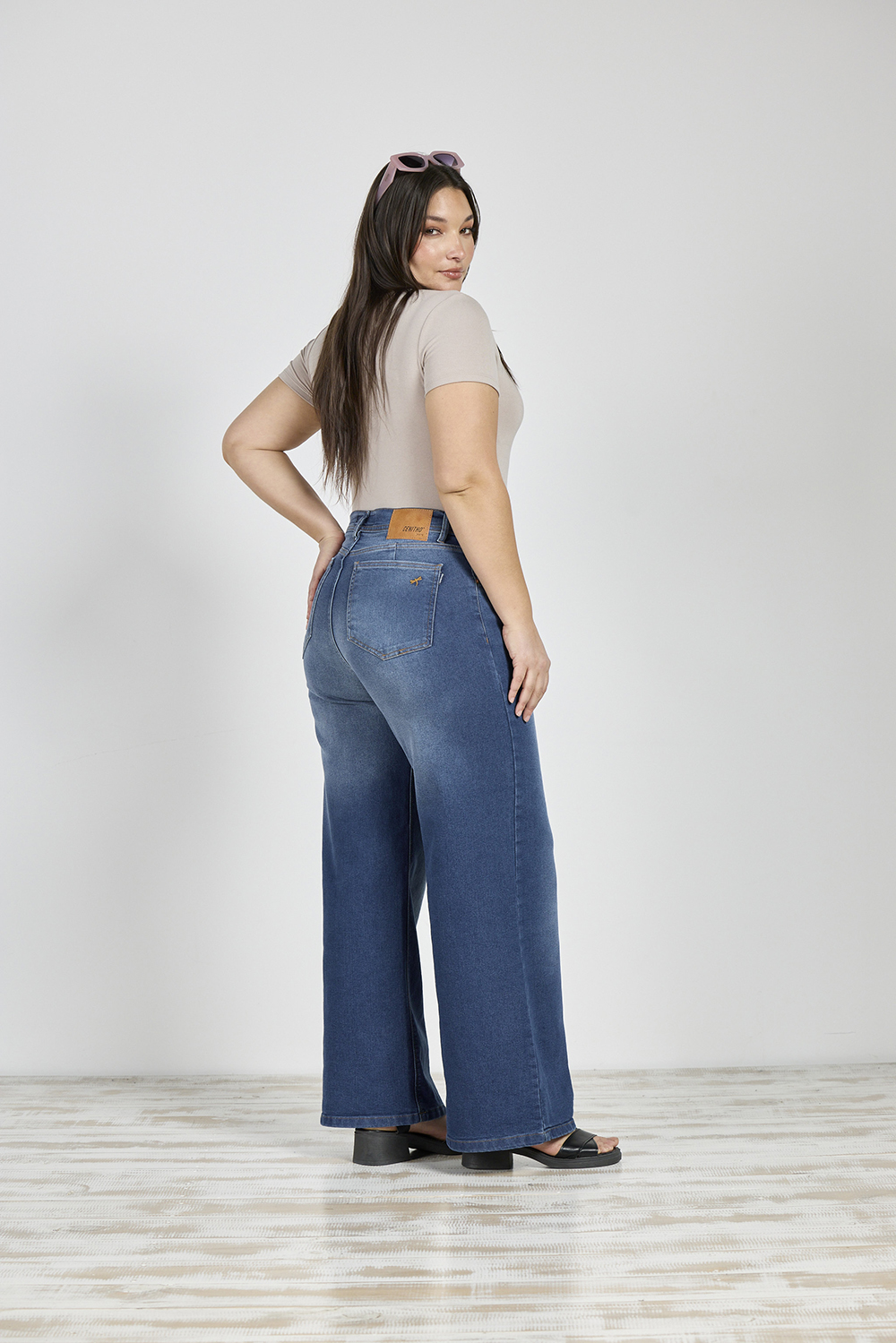 Alternative view of ART. 874 | MAXI BAGGY STONE AZUL ELASTIZADO