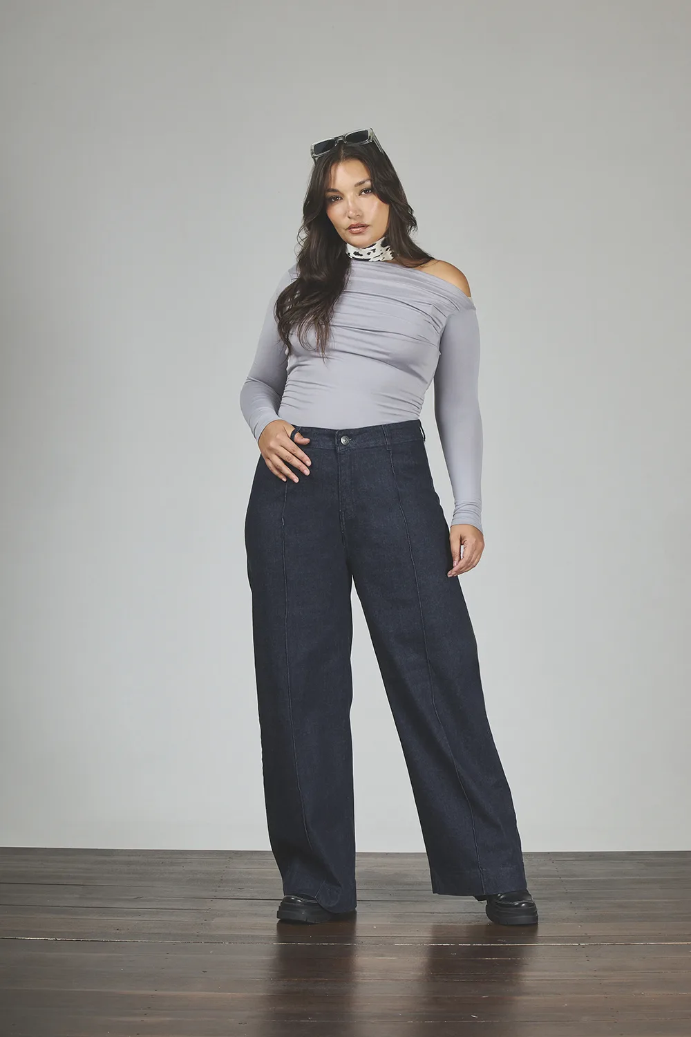 ART. 876 | BAGGY AZUL CON ALFORZA ELASTIZADO