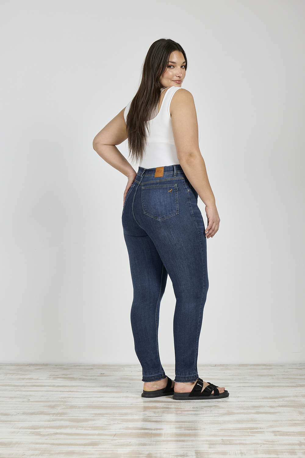 Alternative view of ART. 879 | AZUL CLÁSICO BOTA DESCOCIDA ELASTIZADO