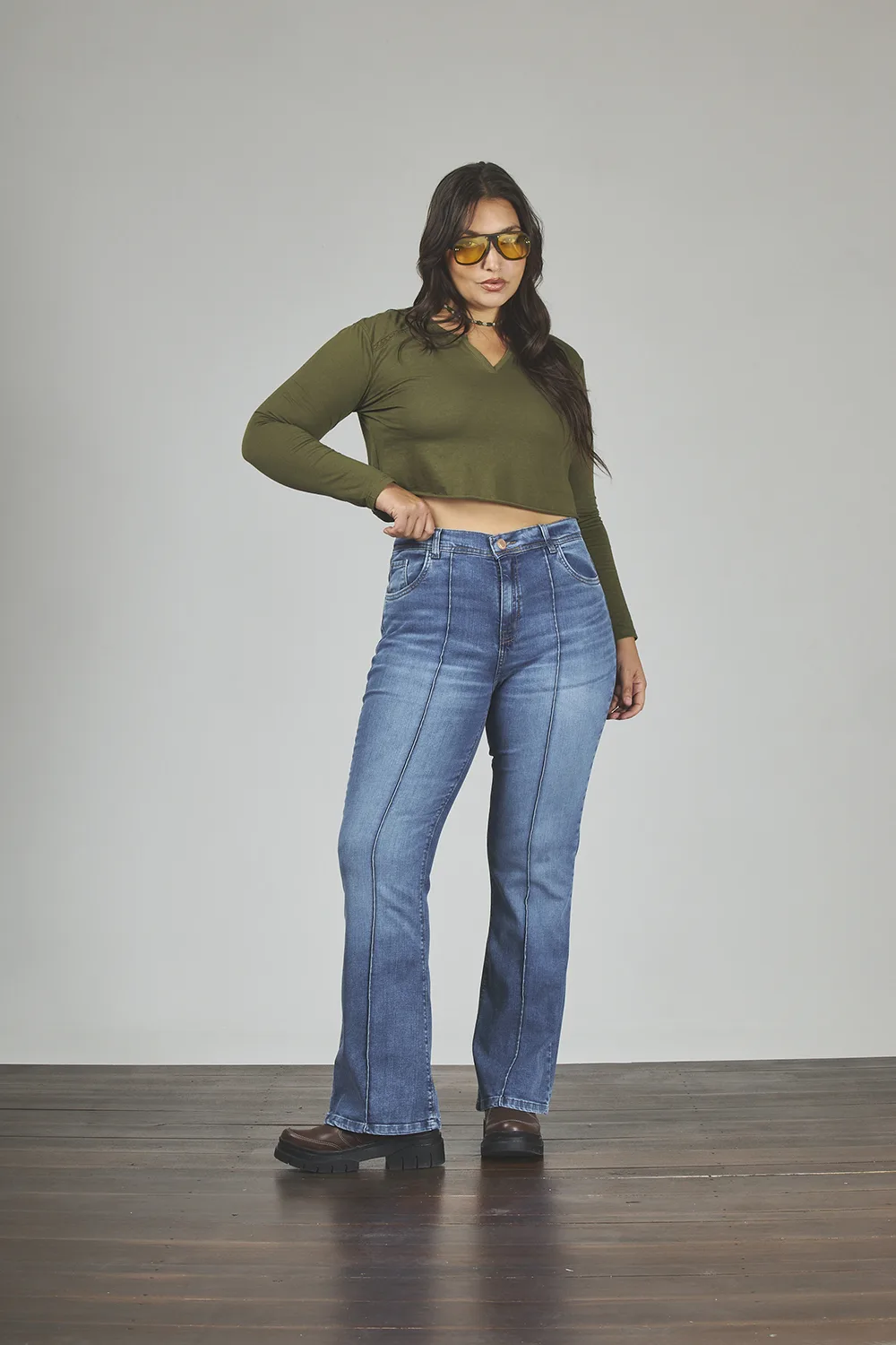 ART. 886 | SEMI OXFORD STONE CON ALFORZA ELASTIZADO