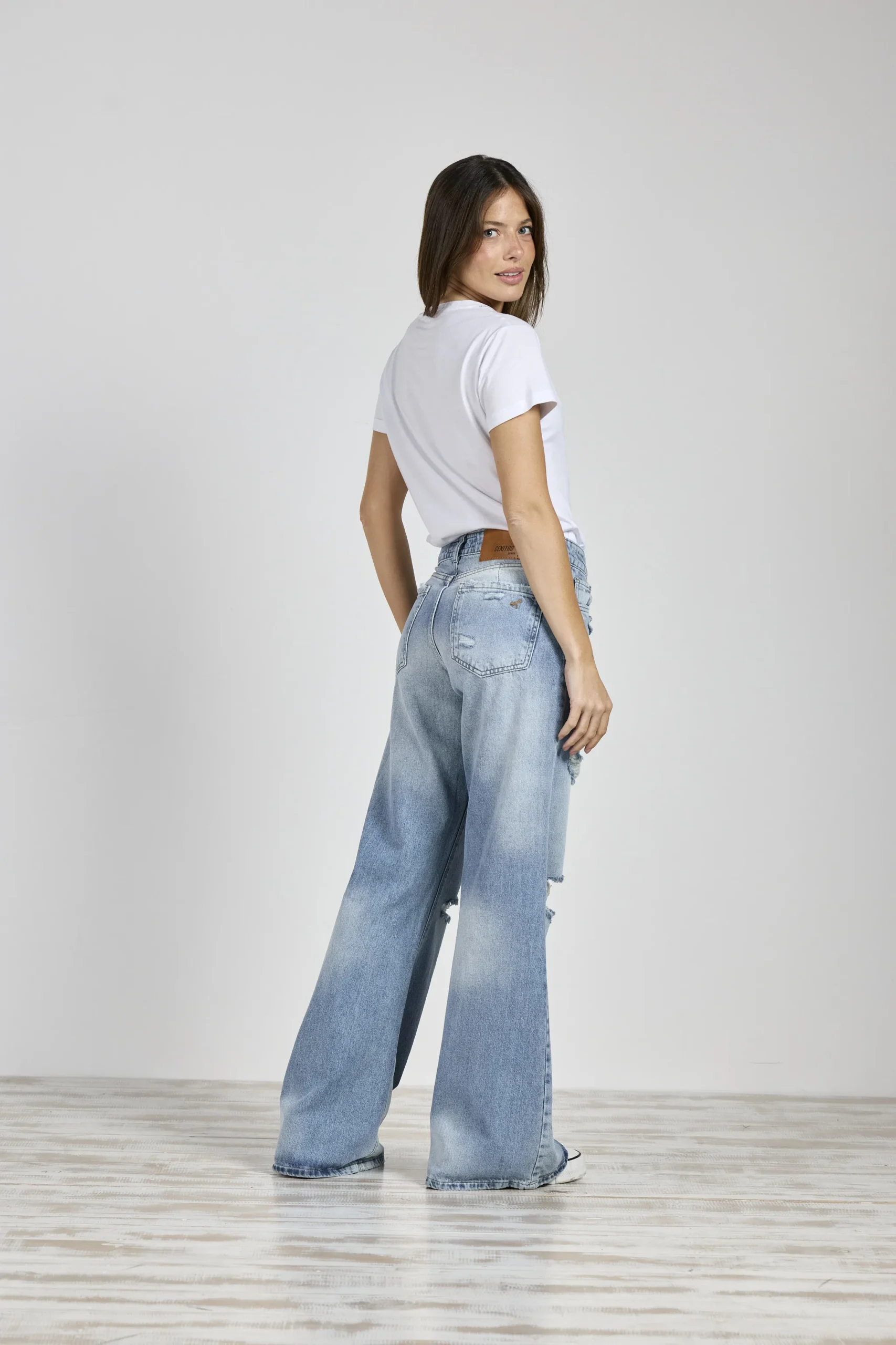 Alternative view of ART. 893 | WIDE LEG STONE CON ROTURA RÍGIDO