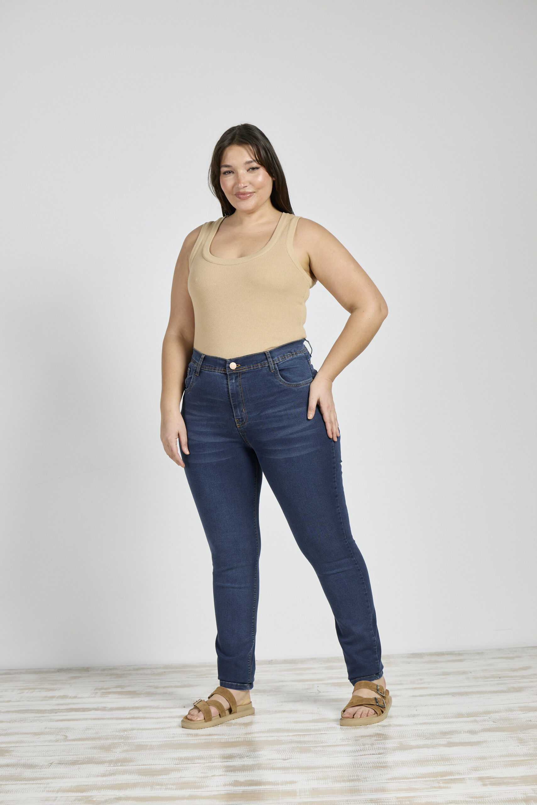 ART. 3008 | AZUL PIEL BIGOTE ELASTIZADO