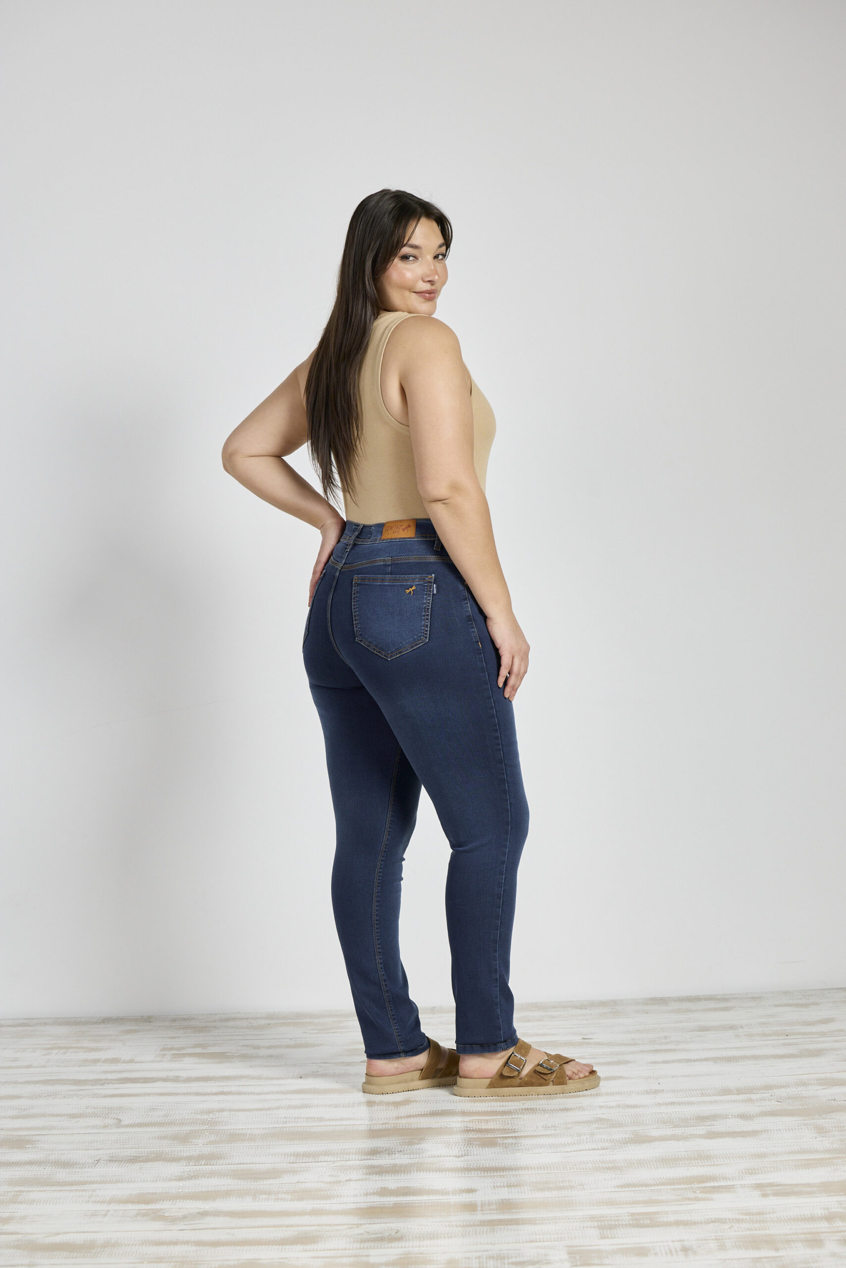 Alternative view of ART. 3008 | AZUL PIEL BIGOTE ELASTIZADO