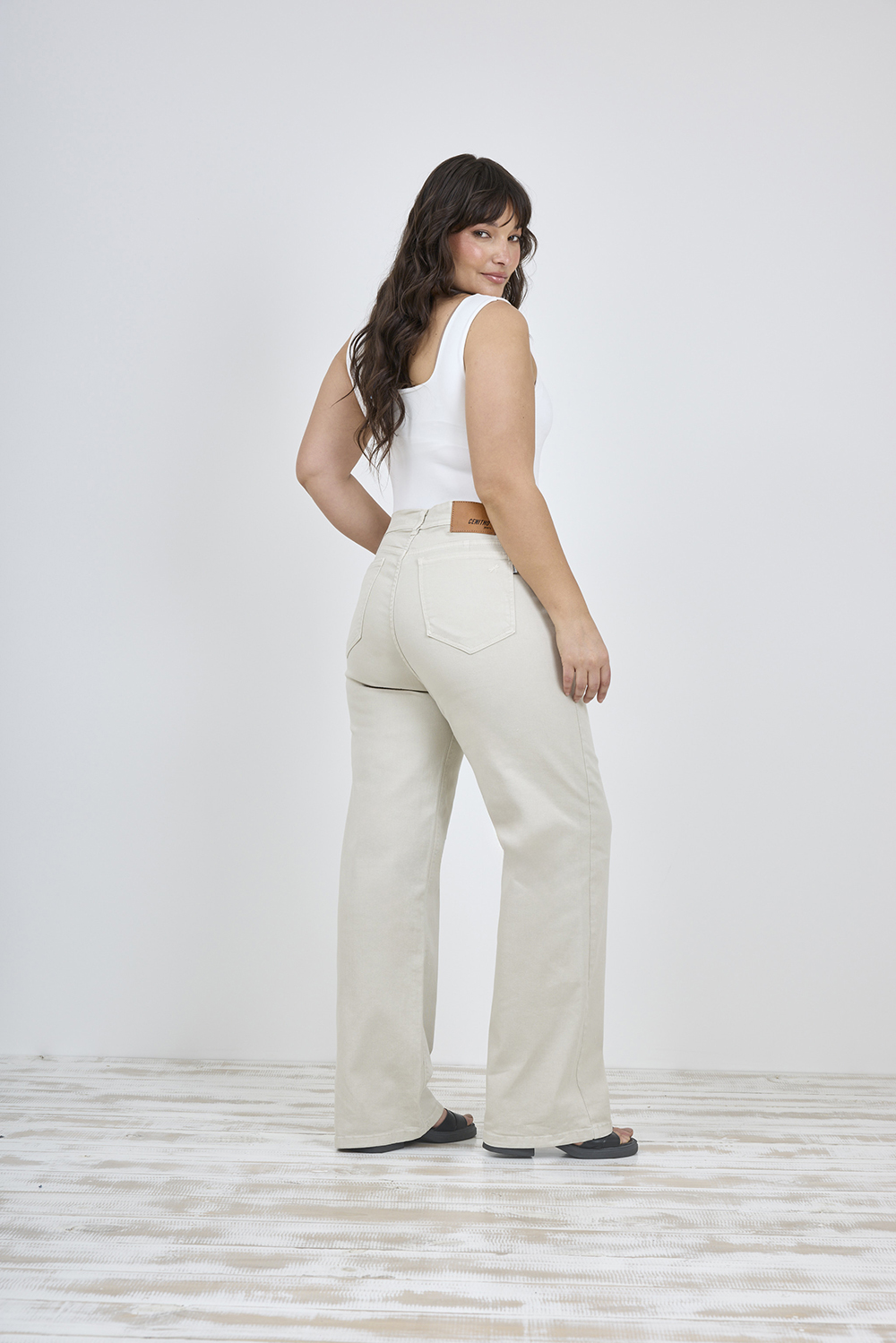 Alternative view of ART. 887 | WIDE LEG ARENA CLÁSICO ELASTIZADO