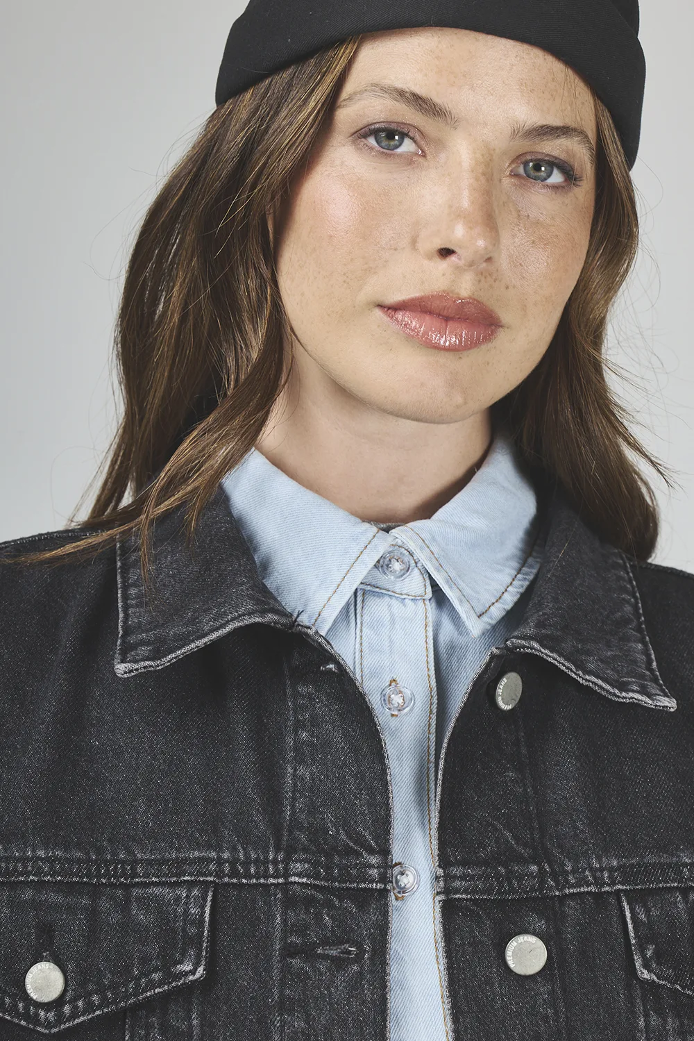 ART. 467 | CAMPERA OVERSIZE NEGRO DESTROYER RIGIDO - Imagen 5