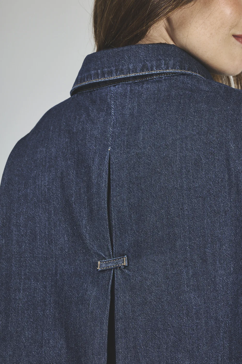 ART. 468 | CAMISA AZUL DARK MANGA 3/4 RIGIDA - Imagen 6