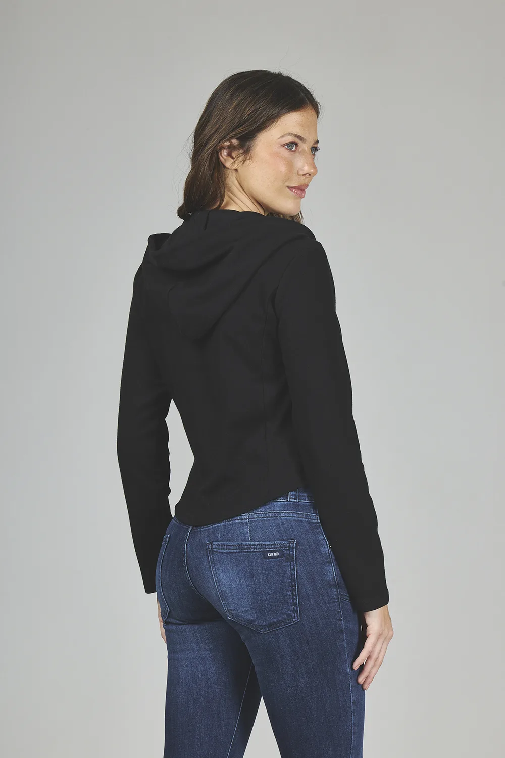 Alternative view of ART. A-28 | CAMPERA JERSEY NEGRO