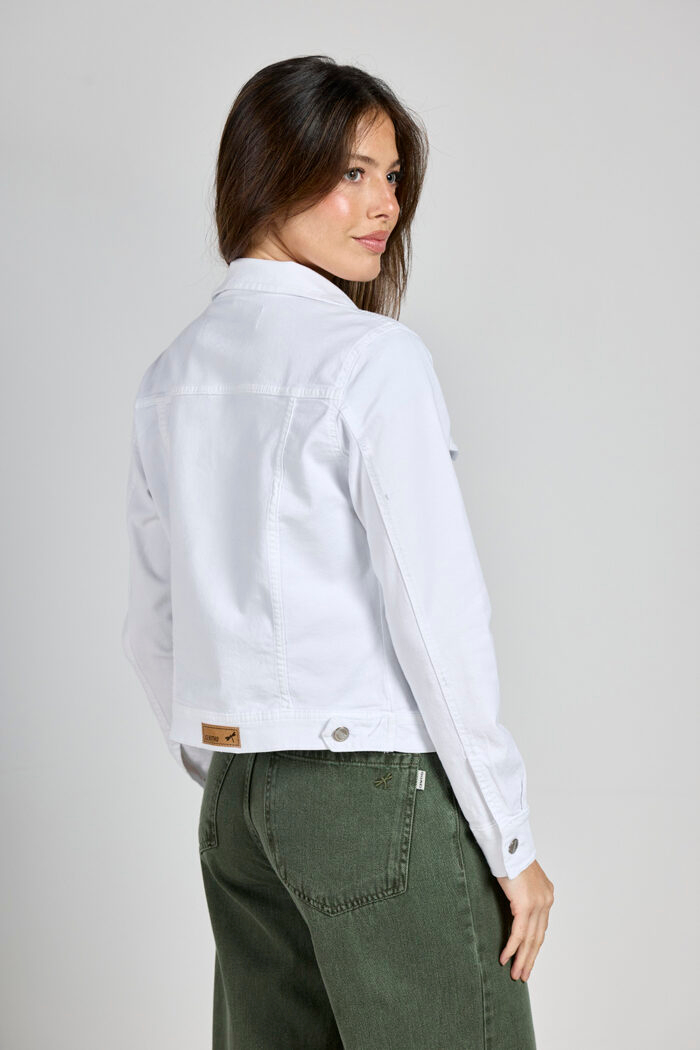 ART. 089 | CAMPERA BLANCA CLÁSICA  ELASTIZADO - Imagen 2