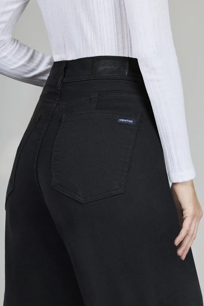 ART. 171 | WIDE LEG NEGRO CLÁSICO ELASTIZADO - Imagen 5