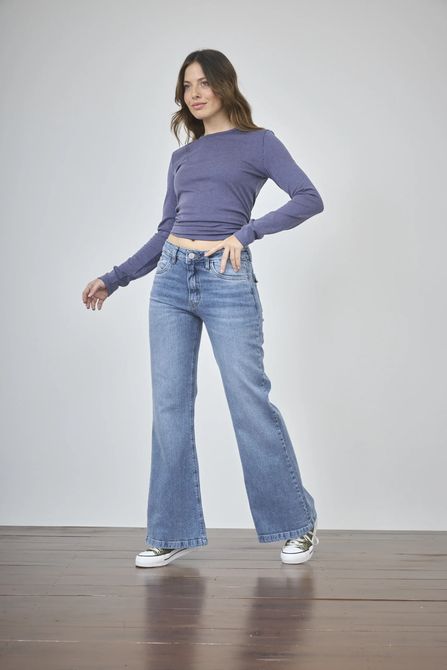 ART. 486 | SEMI OXFORD STONE BOLSILLO CON TAPA ELASTIZADO