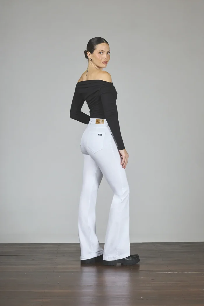 ART. 209 | SEMI OXFORD BLANCO CLÁSICO ELASTIZADO - Imagen 2