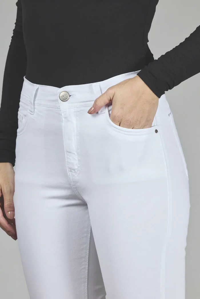 ART. 209 | SEMI OXFORD BLANCO CLÁSICO ELASTIZADO - Imagen 3