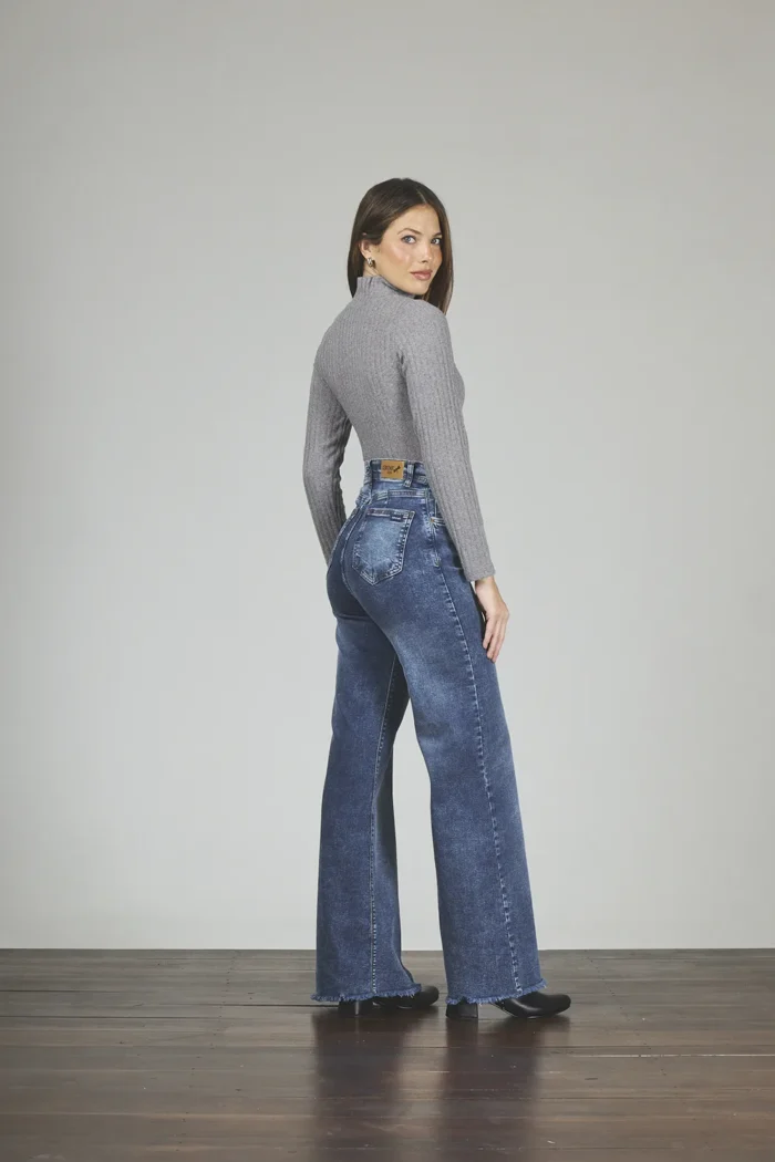 ART. 229 | WIDE LEG BOTA DESFLECADO ELASTIZADO - Imagen 2