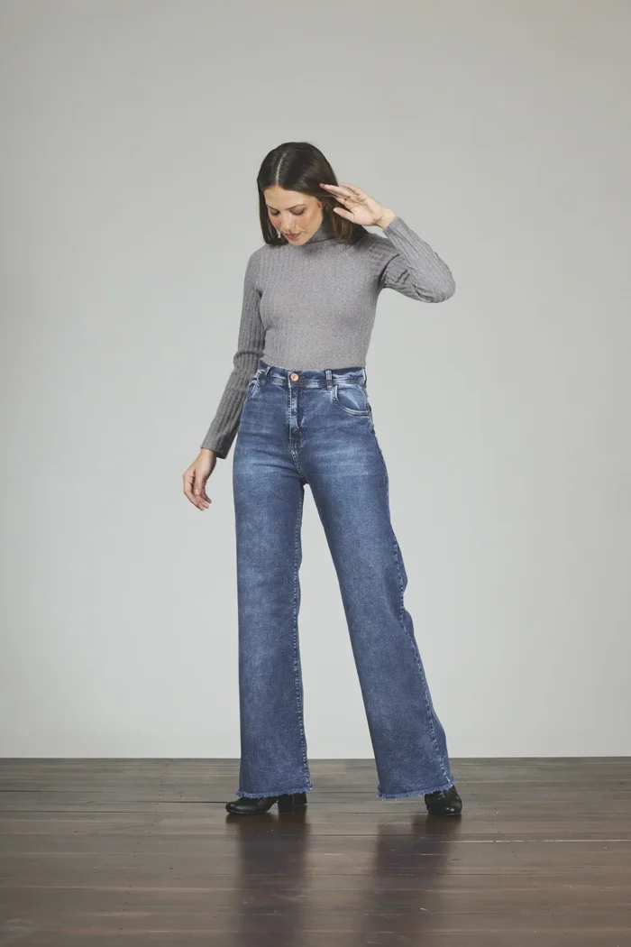 ART. 229 | WIDE LEG BOTA DESFLECADO ELASTIZADO - Imagen 4