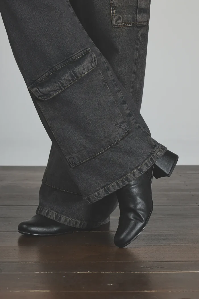 ART. 297 | WIDE LEG CARGO VINTAGE MARRON RÍGIDO - Imagen 6