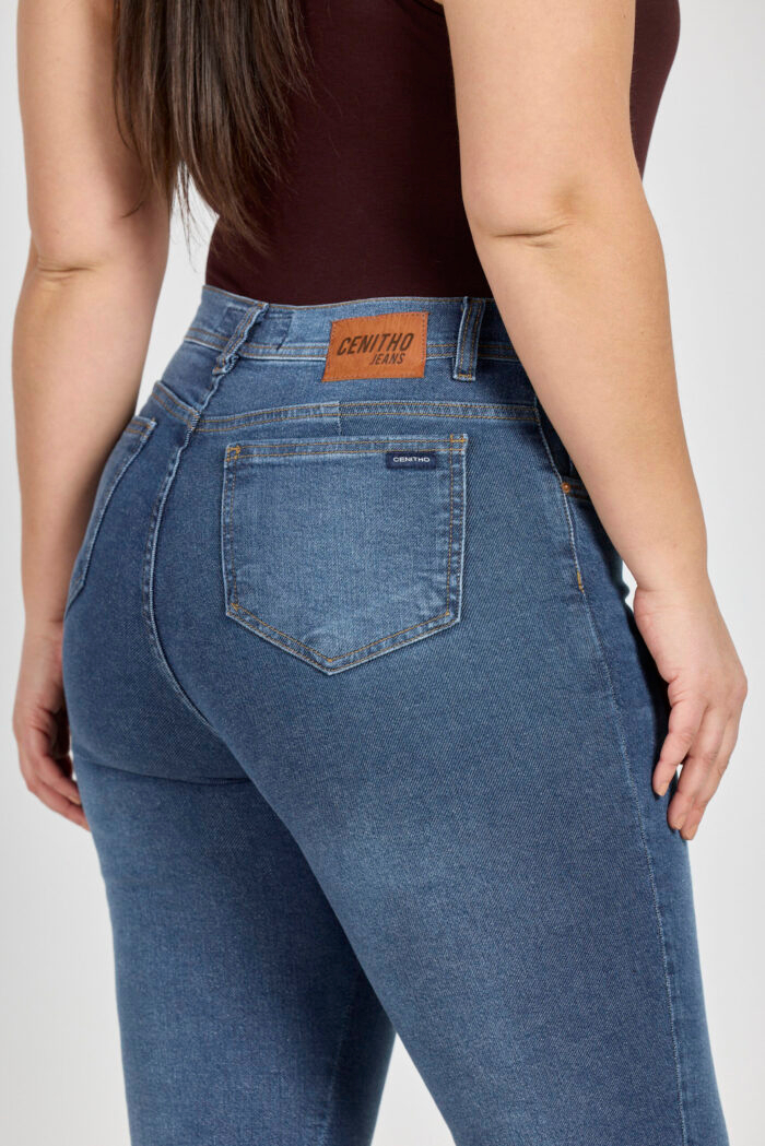 ART. 3011 | CROP SEMI OXFORD STONE CON TAJO EN BOTA ELASTIZADO - Imagen 5