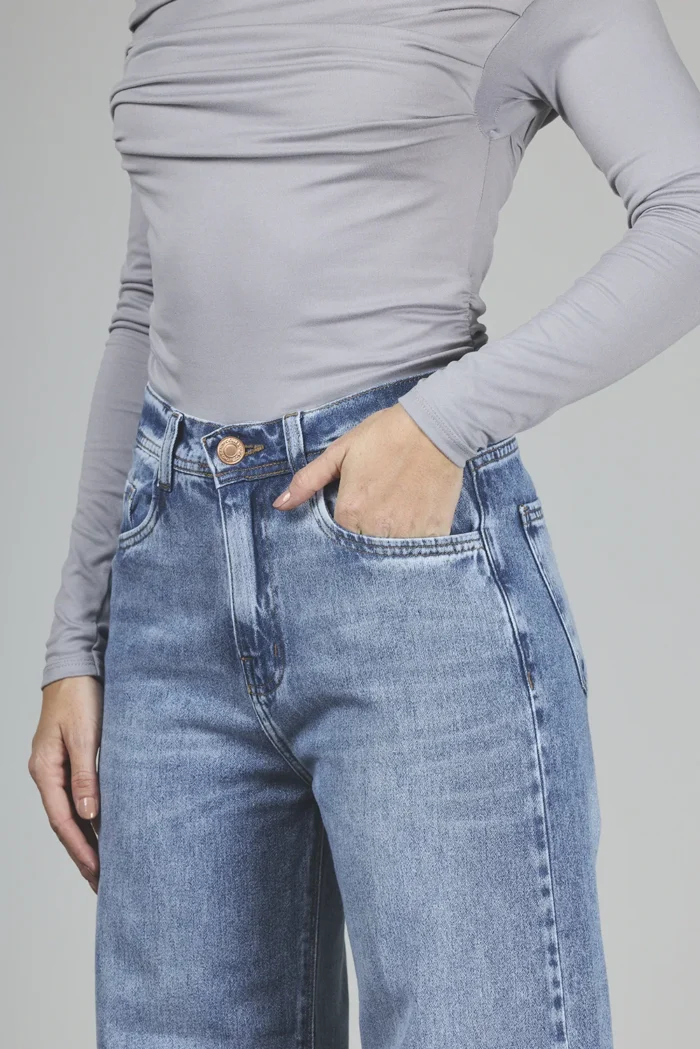 ART. 339 | WIDE LEG CROP STONE BOTA DESCOCIDA RIGIDO - Imagen 3