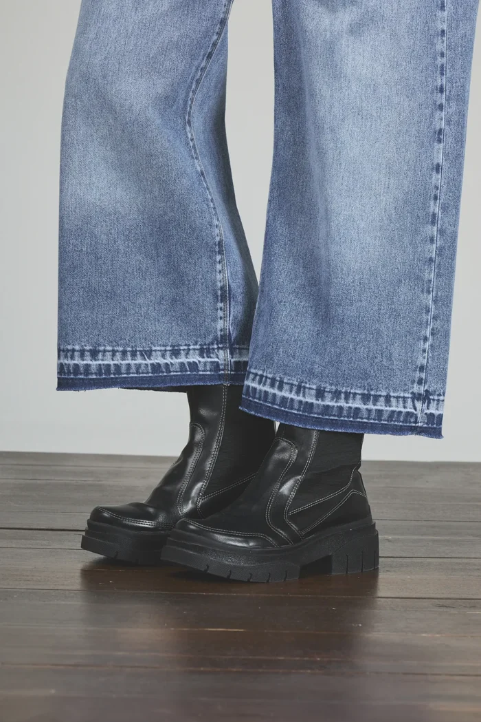 ART. 339 | WIDE LEG CROP STONE BOTA DESCOCIDA RIGIDO - Imagen 6