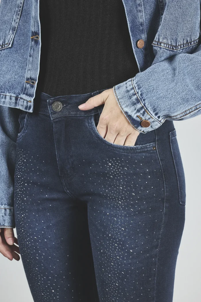 ART. 341 | BLUE BLACK CON STRASS ELASTIZADO - Imagen 3