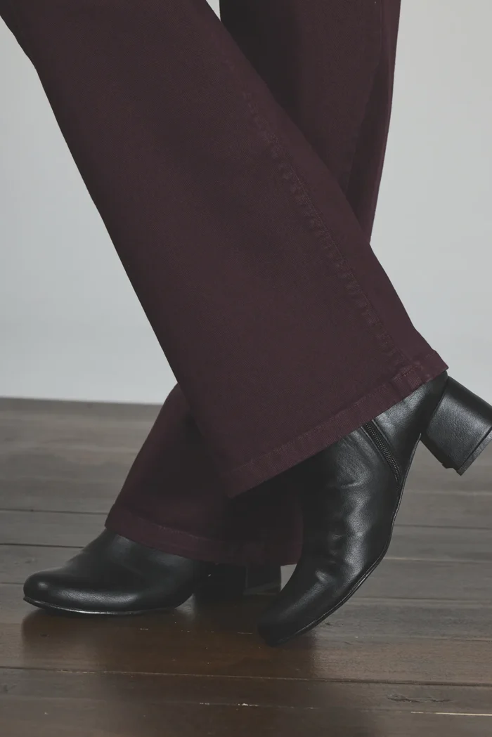 ART. 374 | WIDE LEG CLÁSICO BORDÓ ELASTIZADO - Imagen 5