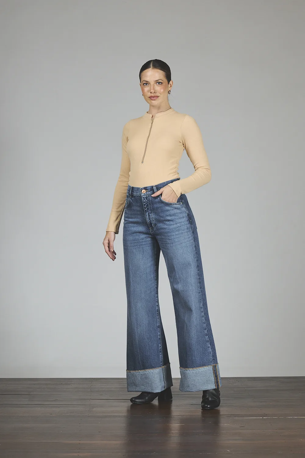 ART. 473 | WIDE LEG STONE BOTA SURFILADO RIGIDO