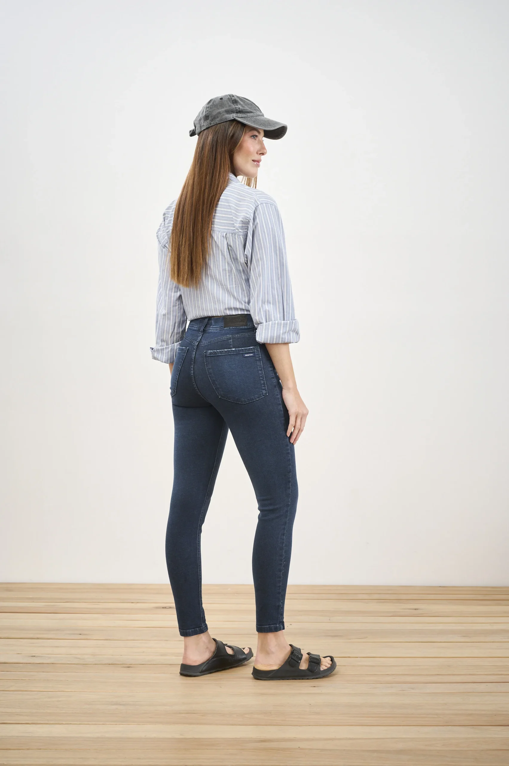 Alternative view of ART. 483 | CLASICO CHUPIN BLUE BLACK ELASTIZADO