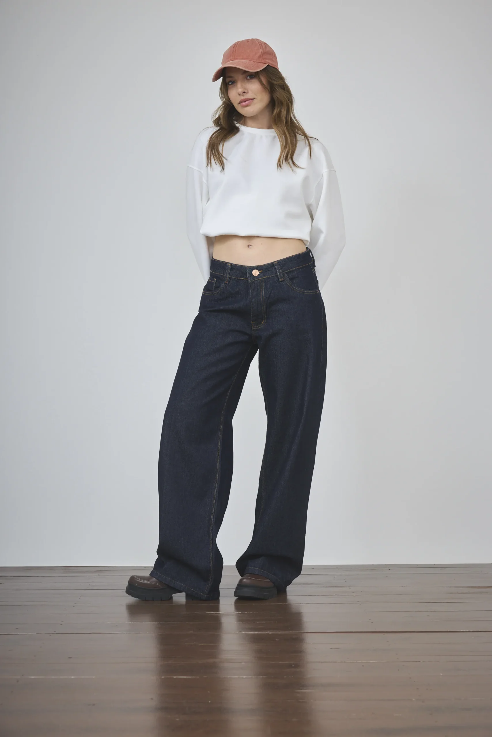 ART. 497 | BAGGY DARK BLUE TIRO BAJO RIGIDO