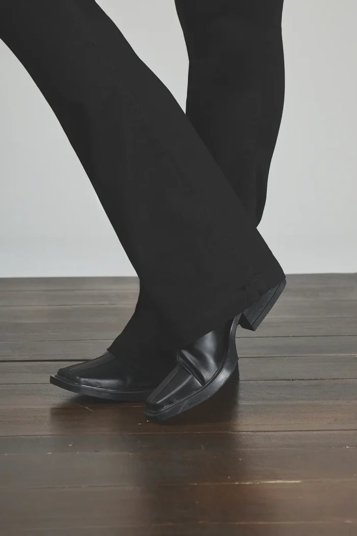 ART. 729 | SEMI OXFORD NEGRO CLÁSICO ELASTIZADO - Imagen 6