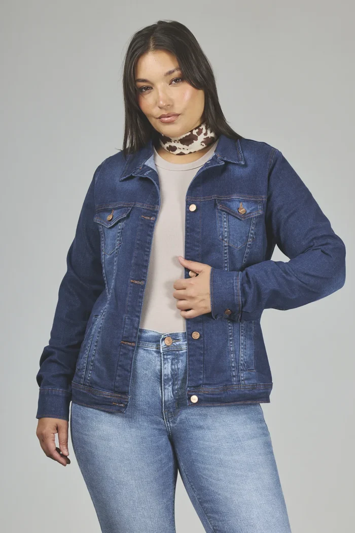 ART. 737 | CAMPERA CLÁSICA AZUL ELASTIZADO - Imagen 5