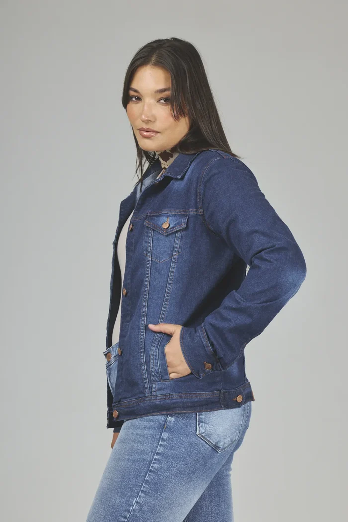ART. 737 | CAMPERA CLÁSICA AZUL ELASTIZADO - Imagen 6