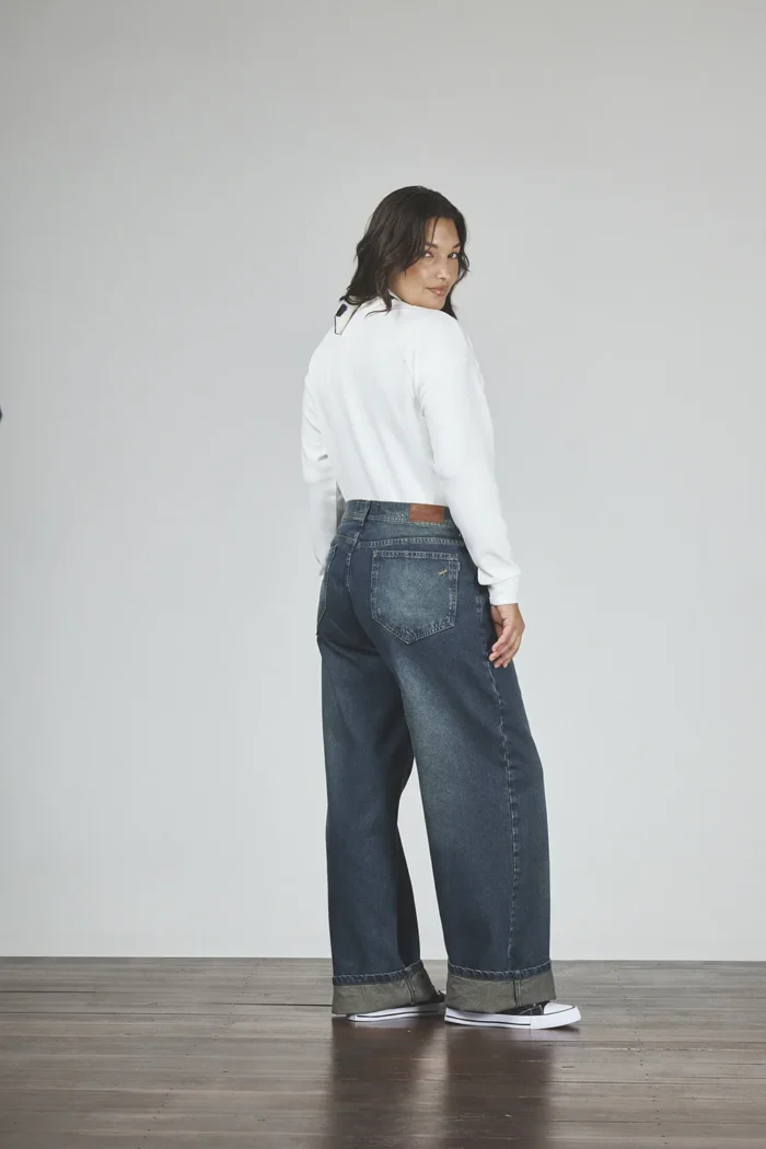ART. 829 | WIDE LEG CLÁSICO VINTAGE ÓXIDO RÍGIDO - Imagen 2