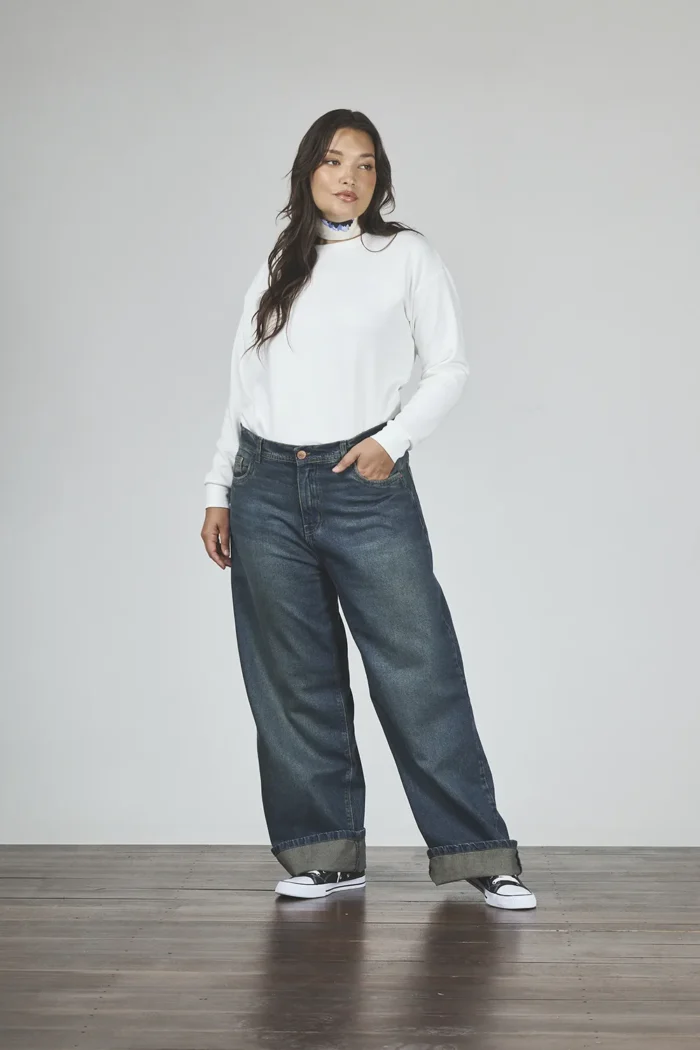 ART. 829 | WIDE LEG CLÁSICO VINTAGE ÓXIDO RÍGIDO - Imagen 5