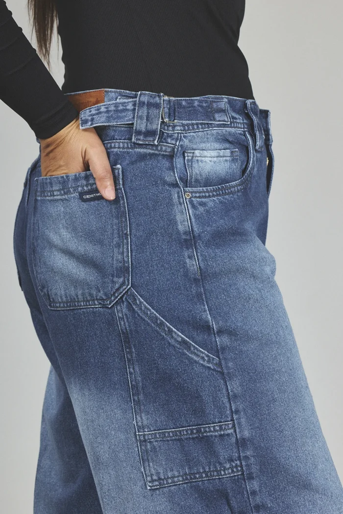 ART. 834 | JEANS BALLON AZUL CON HEBILLA RÍGIDO - Imagen 3