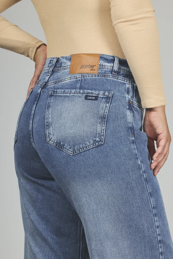 ART. 857 | CROP WIDE LEG  STONE BOTA DESCOSIDA RÍGIDO - Imagen 4