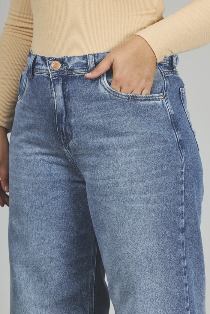 ART. 857 | CROP WIDE LEG  STONE BOTA DESCOSIDA RÍGIDO - Imagen 5