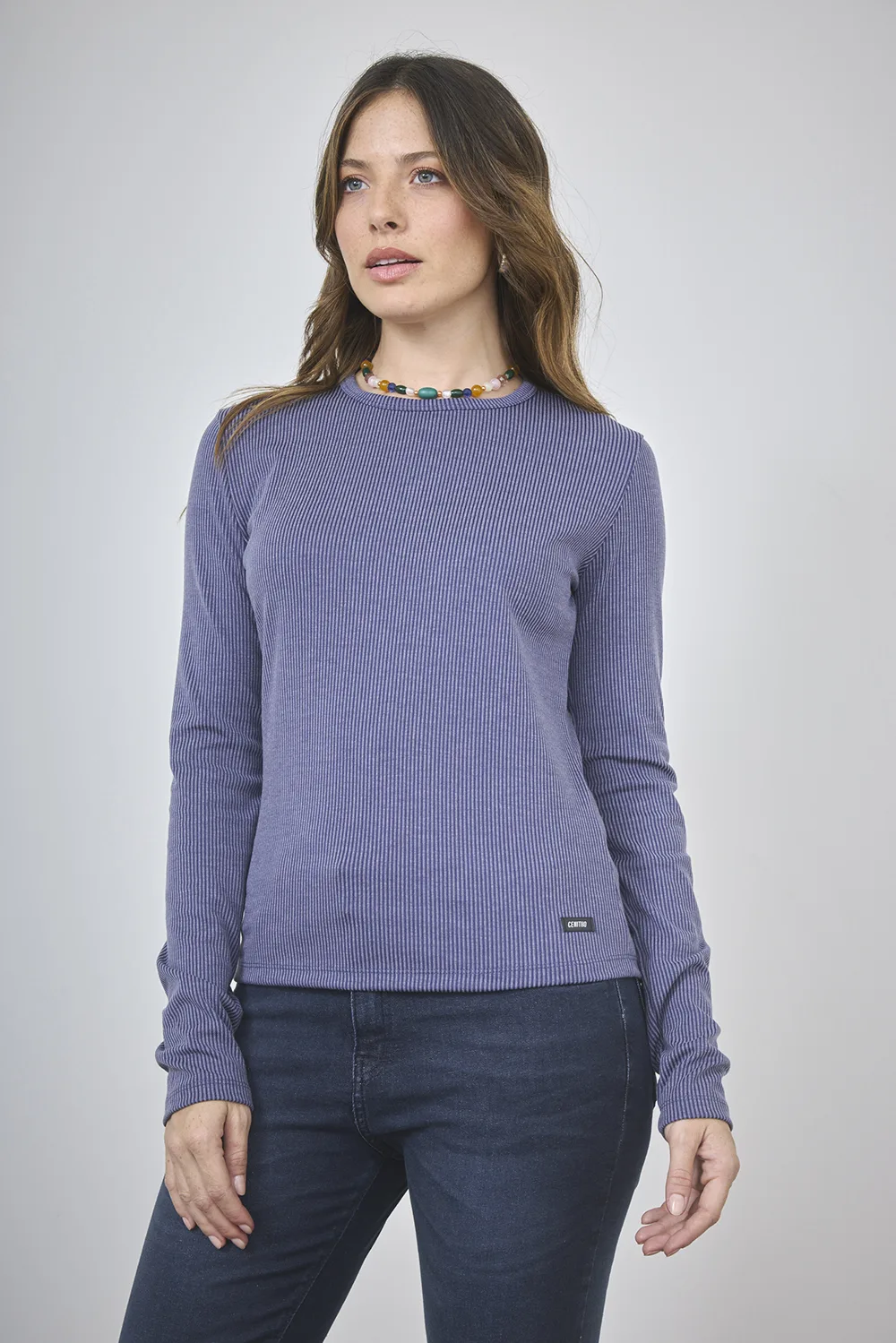 ART. A-92 | REMERA MANGA LARGA AZUL MORLEY