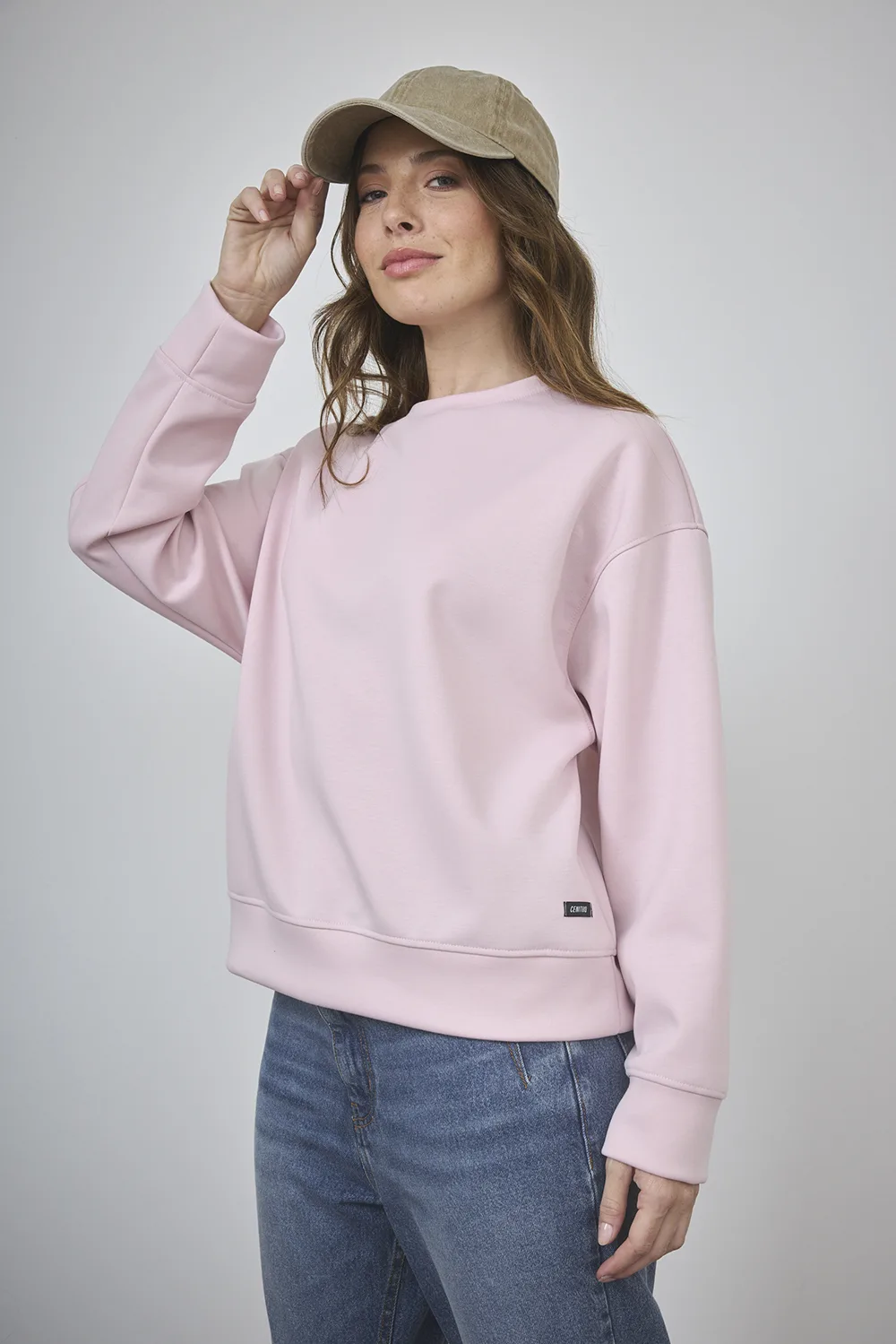 ART. A-97 | BUZO OVERSIZE ROSA LYCRA