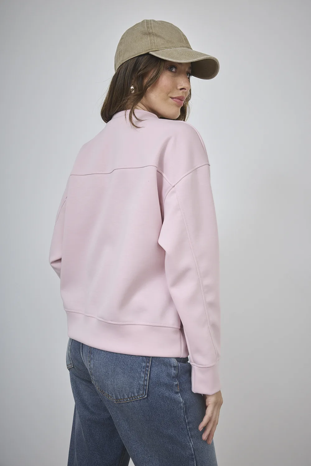 Alternative view of ART. A-97 | BUZO OVERSIZE ROSA LYCRA