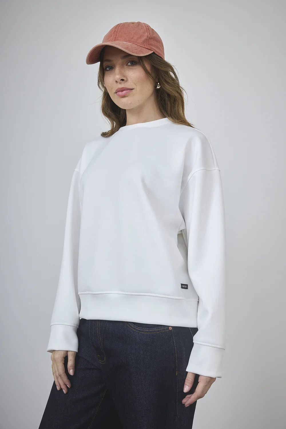 ART. A-99 | BUZO OVERSIZE BLANCO LYCRA