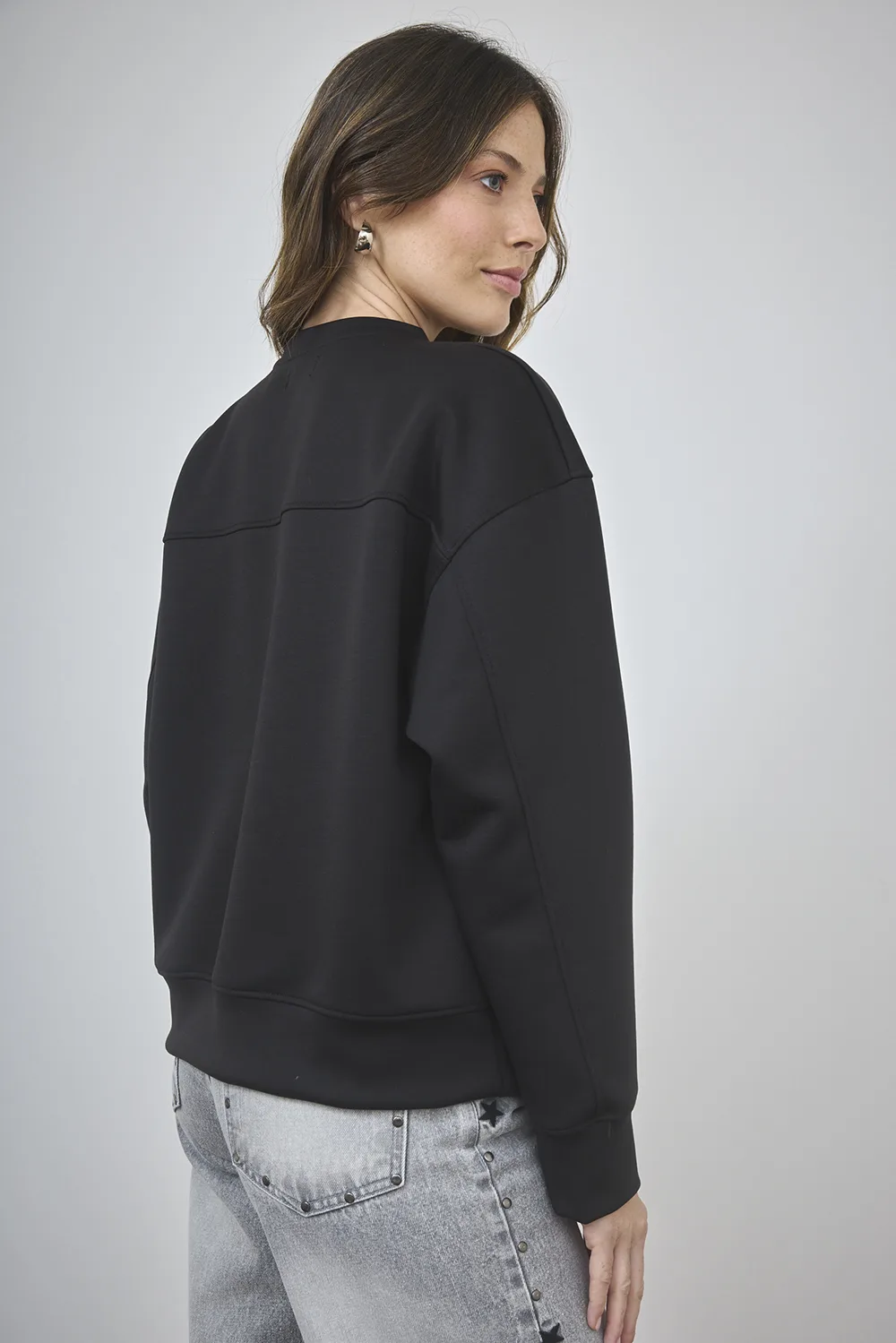 Alternative view of ART. A-100 | BUZO OVERSIZE NEGRO LYCRA