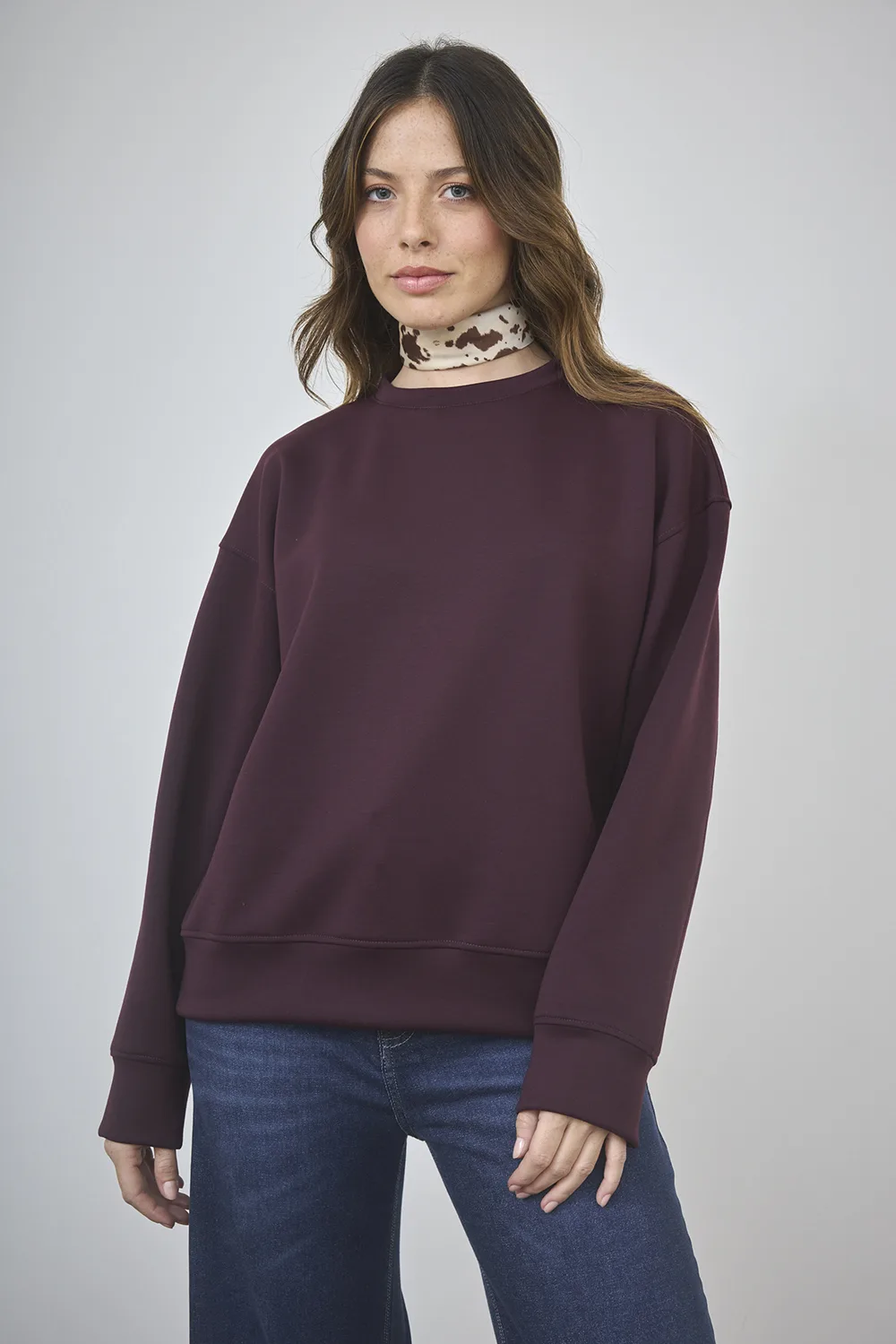 ART. A-101 | BUZO OVERSIZE BORDO LYCRA