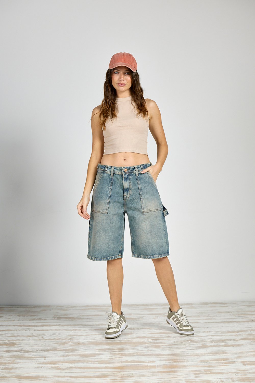 c-79-1-1.jpg ART. C-79 | BERMUDA BAGGY OXIDO CON HEBILLA RIGIDO - Imagen 1