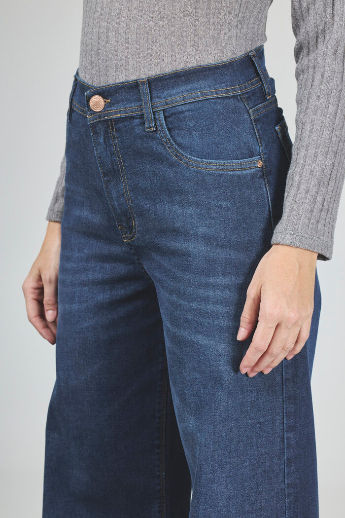 ART. 3014 | WIDE LEG AZUL CLASICO ELASTIZADO - Imagen 3
